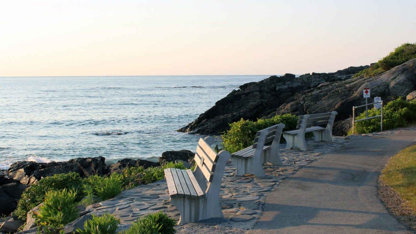 Visiting Ogunquit? Experience the 1.25-mile winding cliff walk called The Marginal Way.