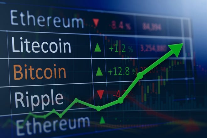 Cryptocurrencies aren’t backed by governments or any other standard used with traditional currency.