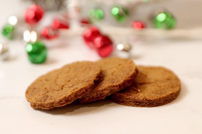 Sugar-Topped Molasses Spice Cookies, Wednesday, Nov. 17, 2021. (Hillary Levin/St. Louis Post-Dispatch/TNS)