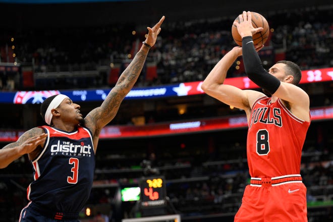 Zach LaVine (8) and Bradley Beal (3) are two of the top free agents in 2022 NBA free agency.