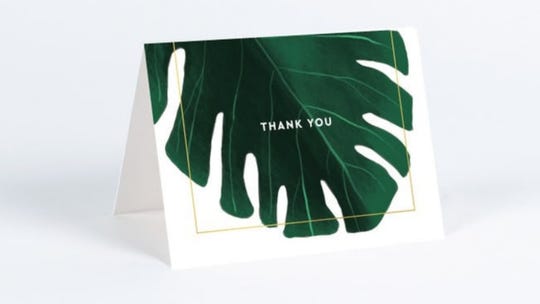 This thank you card is made for plant lovers.