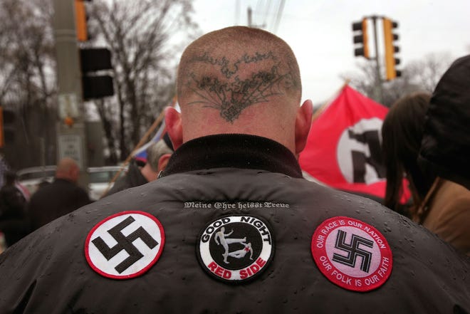 Neo-Nazi groups were among the hate groups with a presence during the violent insurrection at the U.S. Capitol building in January 2021.