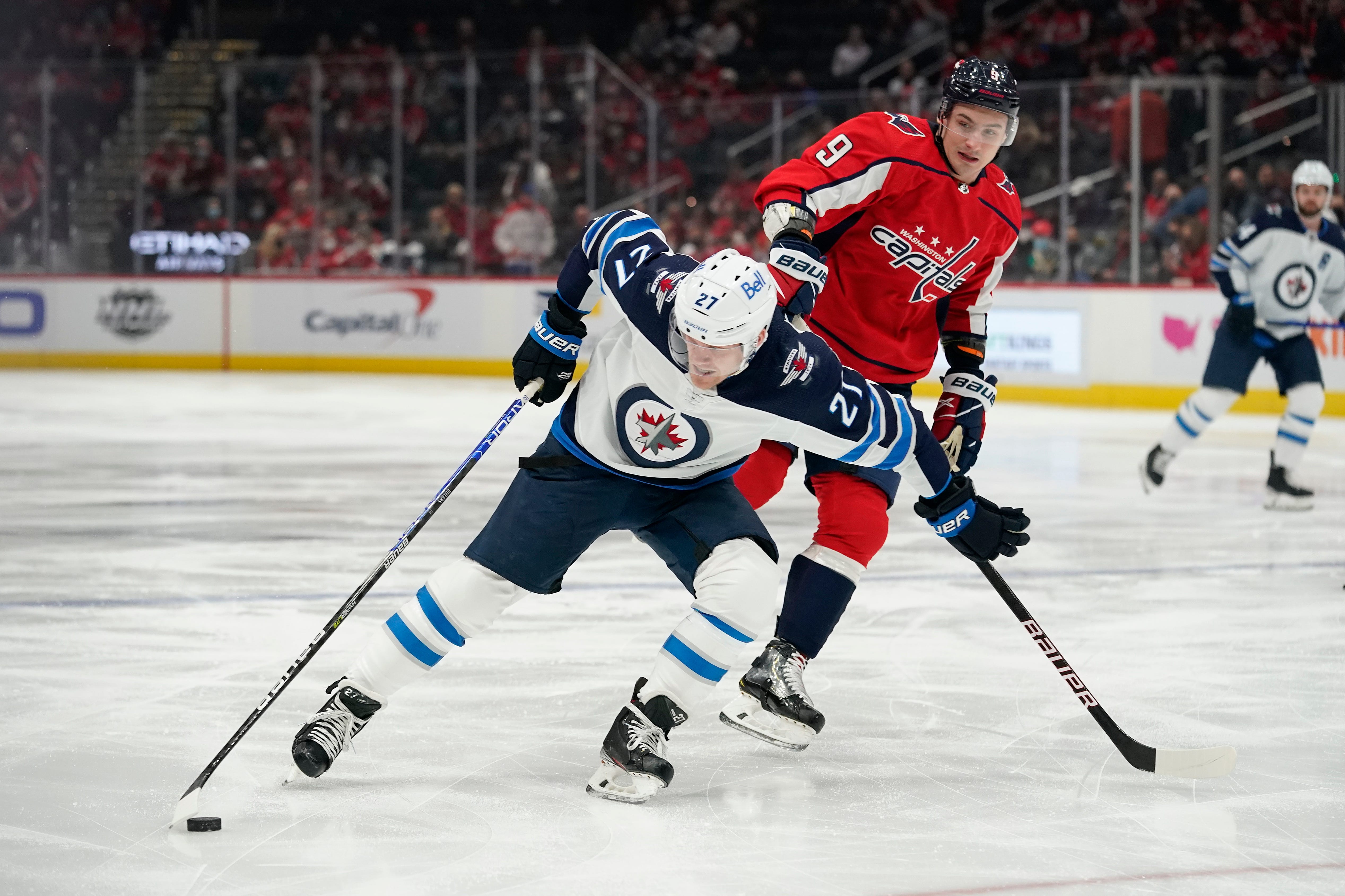 Capitals' Orlov suspended 2 games for kneeing Jets' Ehlers