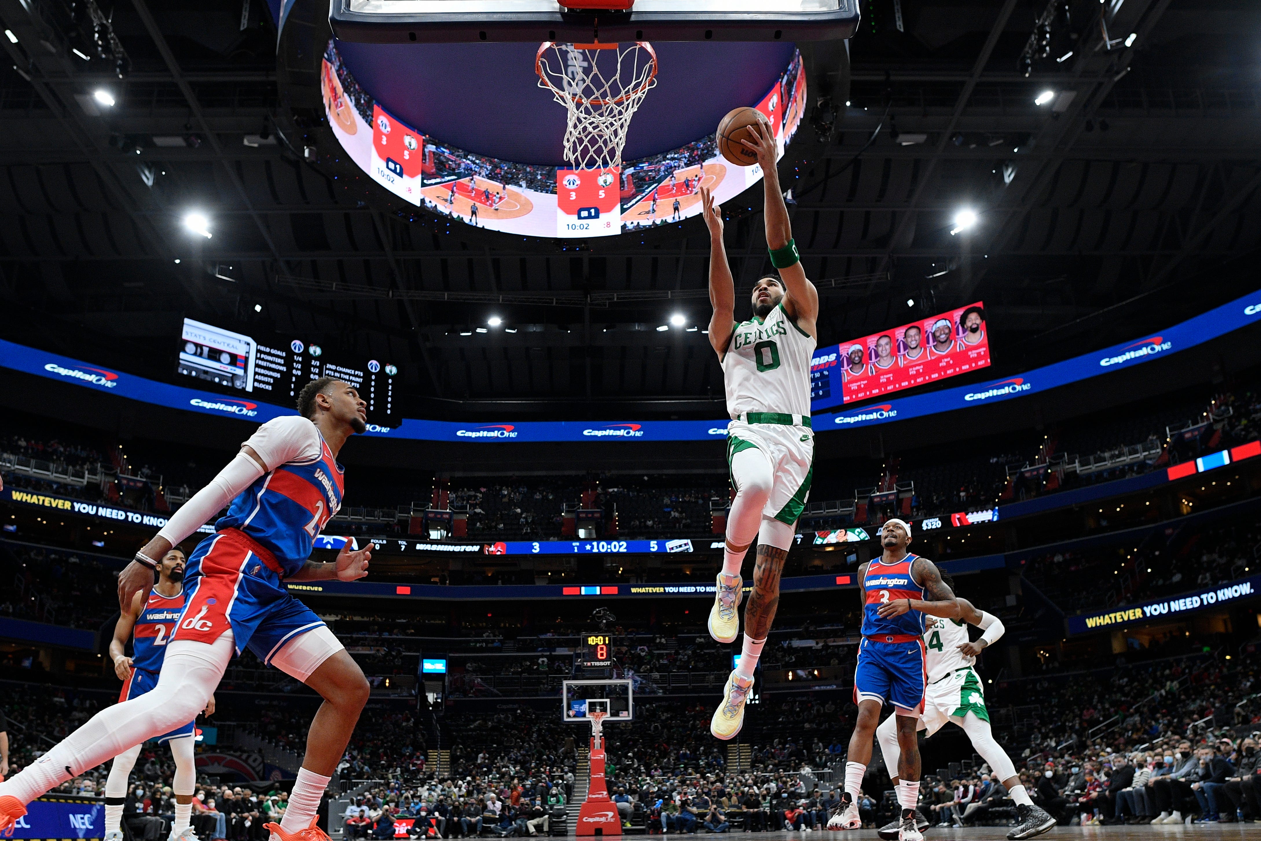 Tatum scores 51 in Celtics' 116-87 rout of Wizards