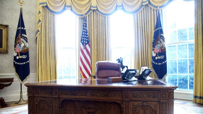 The Oval Office in the White House.