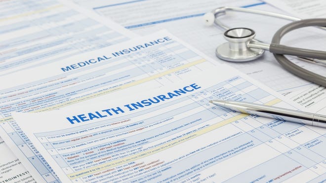 Health insurance documents.