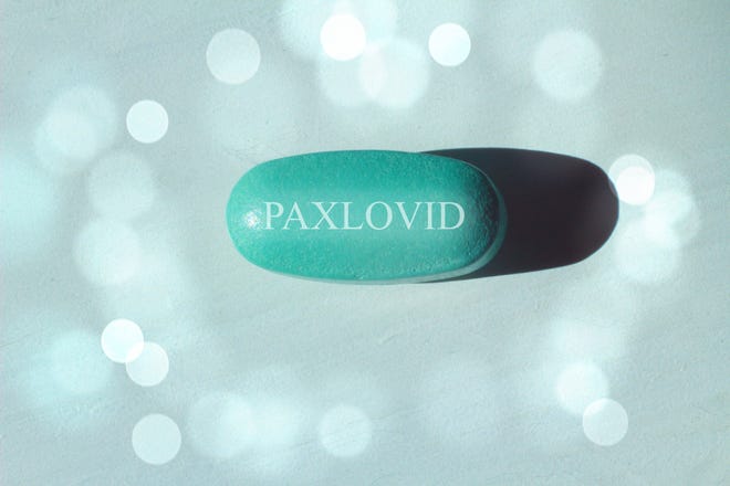 Paxlovid pill.