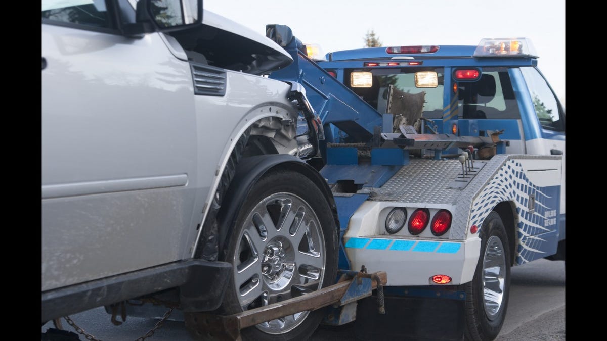 Wrecker     The vehicle that cleans up after a wreck or takes your car away if it's parked improperly -- a tow truck.    ALSO READ: The Most Commonly Spoken Foreign Language in Each State