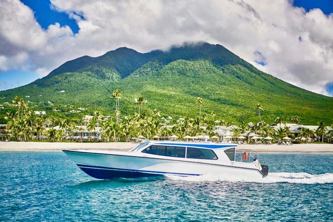Arriving to the island of Nevis