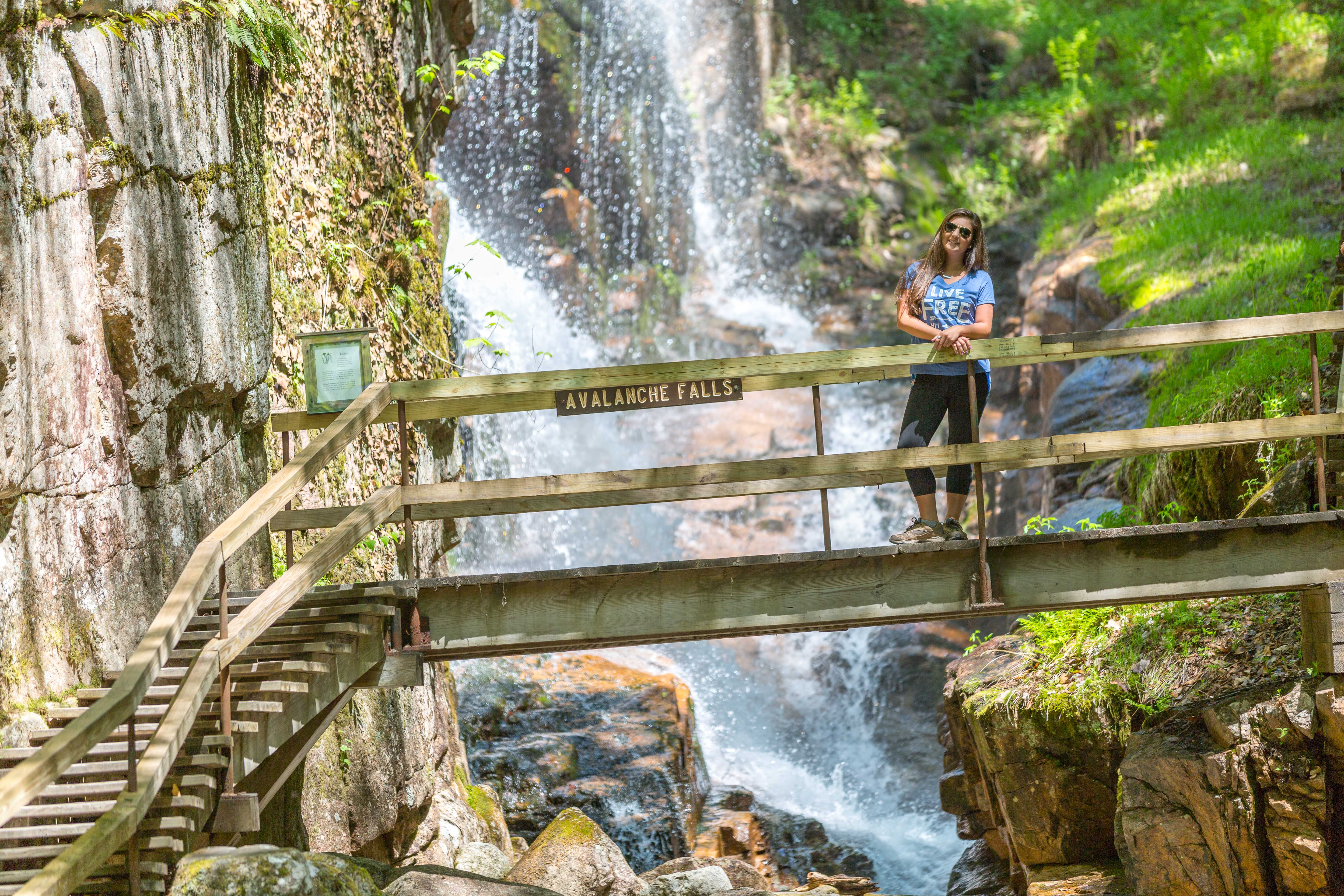 Flume Gorge in Lincoln, New Hampshire