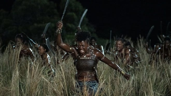 Viola Davis stars in "The Woman King," directed by Gina Prince-Bythewood and based on a true story.