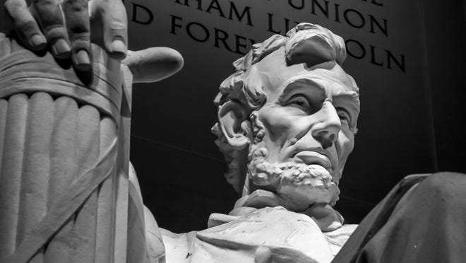 The most honored figure in America, based on the number of monuments dedicated to him, is Abraham Lincoln, revered for his leadership of the nation during the Civil War and for ending slavery in the United States through the Emancipation Proclamation.