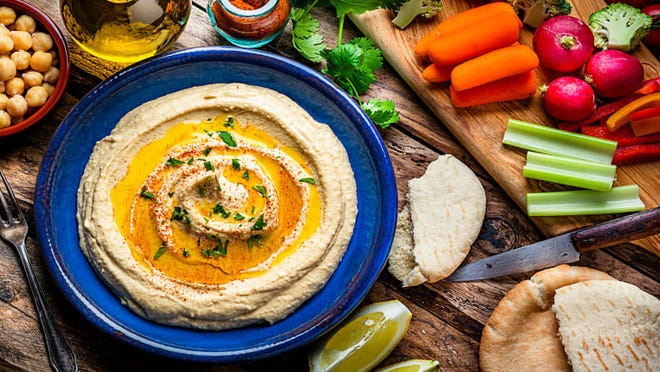You can never go wrong with a good hummus recipe when entertaining.