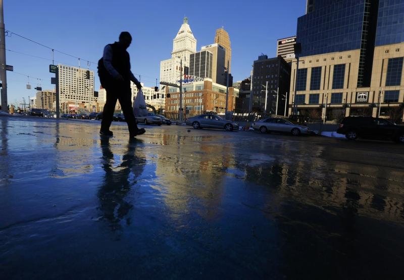 Icy conditions then big warm-up