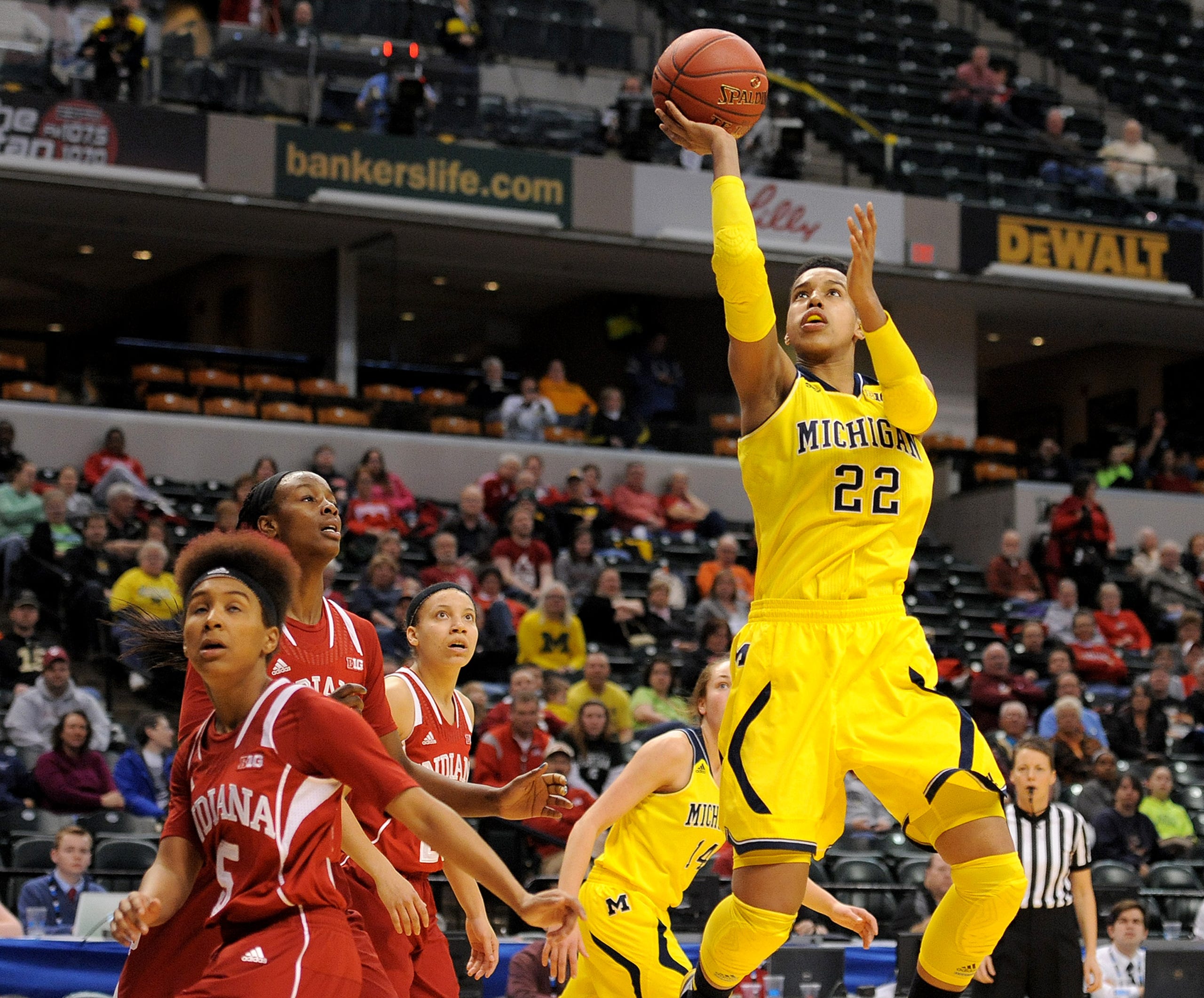 Women S Big Ten Tourney Michigan 82 Indiana 57