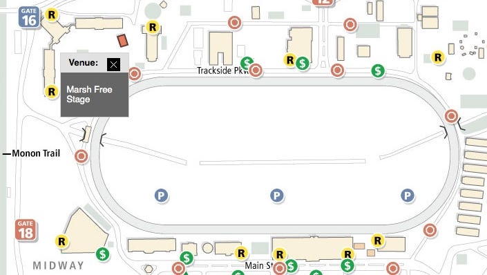 Indiana State Fairgrounds Map 2013 Indiana State Fair Interactive Map