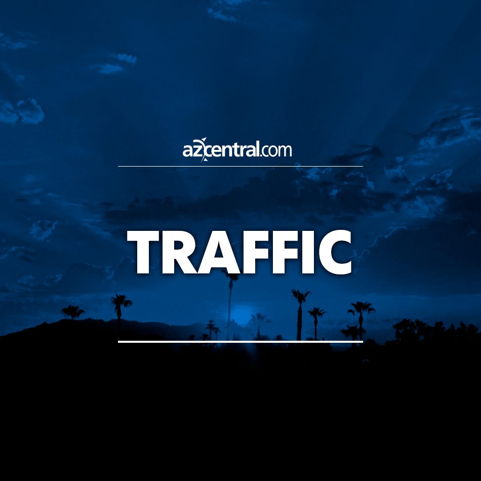 Traffic delayed along I-17 southbound into Phoenix, lanes closed by crashes