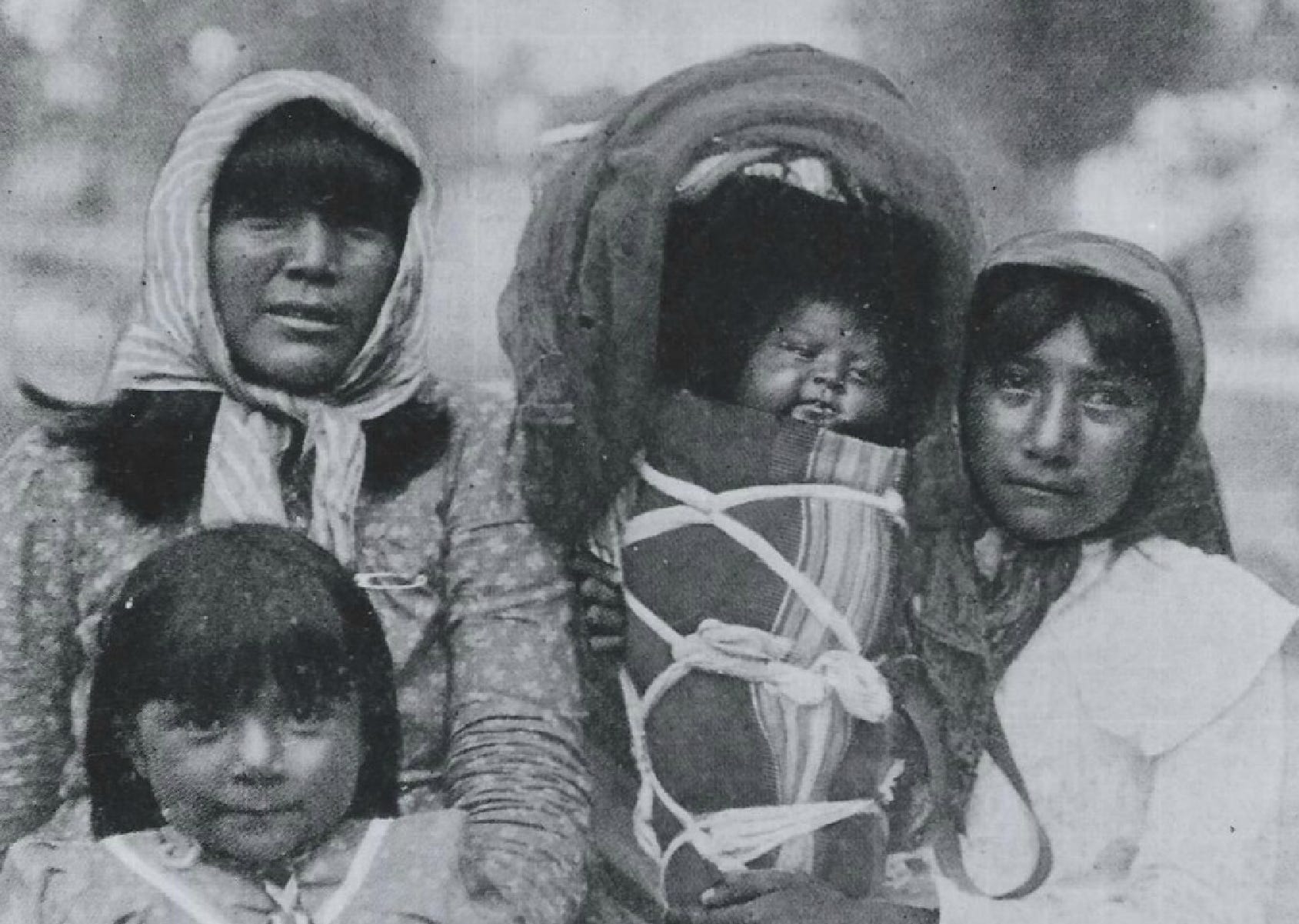 Paiute women on the Reno-Sparks Indian Colony in the early 1900s.
