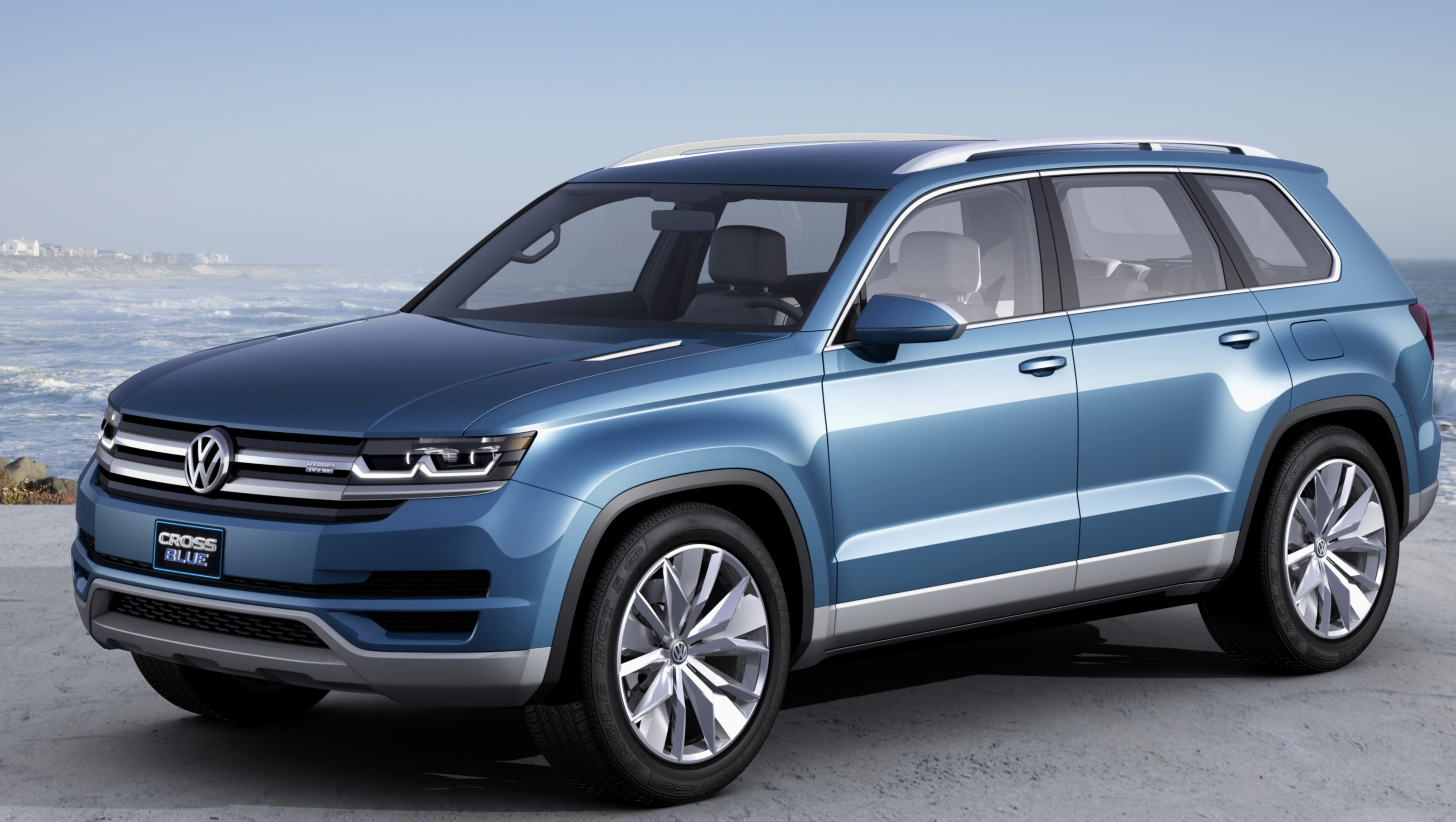 kast getuigenis Mos VW teases with diesel-electric hybrid SUV