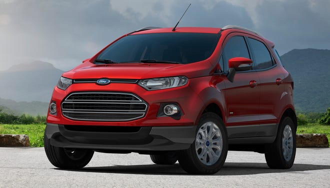 Ford EcoSport, a mini-SUV, is part of Ford's European new model blitz that the automaker hopes will halt losses.