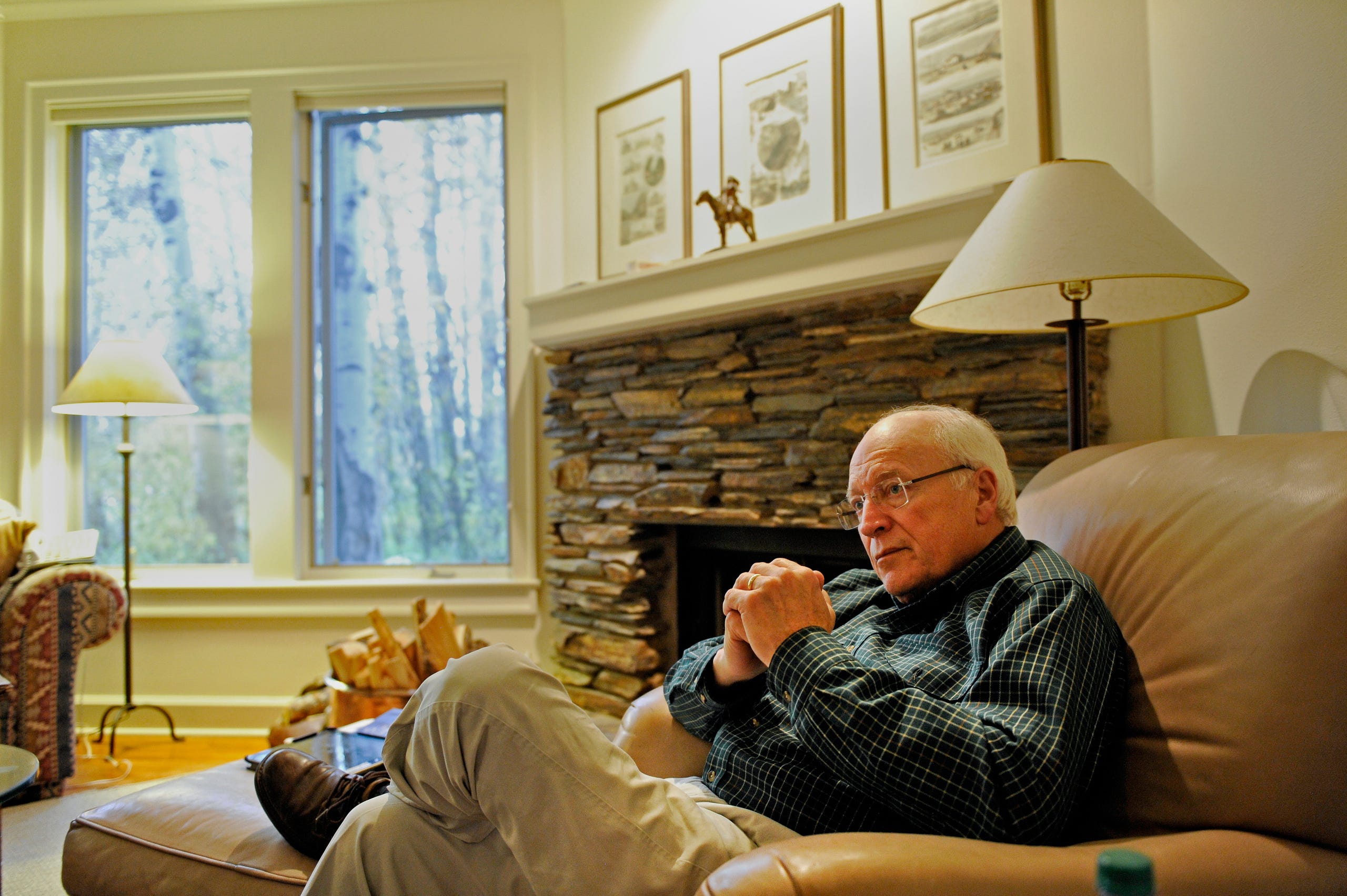 At home with Dick Cheney