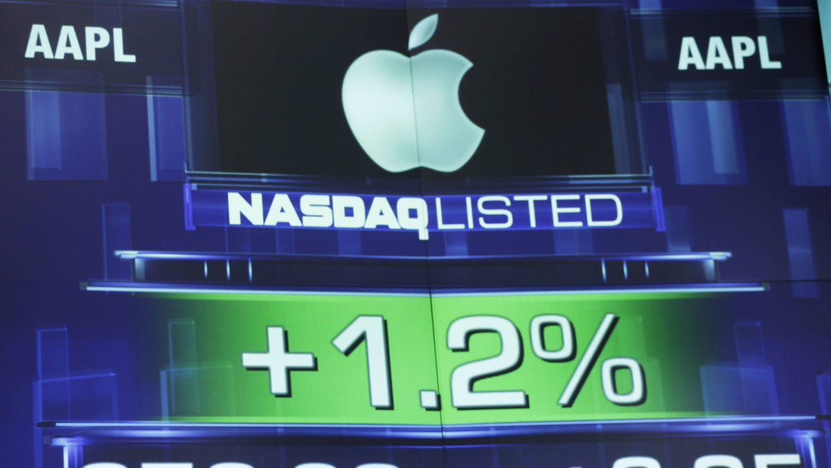 Apple Stock Closes At New Record High