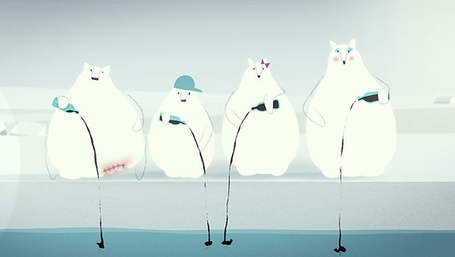 Parody video shows polar bears pouring their sugary soft drinks in to the ocean.