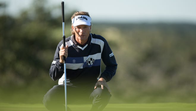 Bernhard Langer leads the Charles Schwab Cup standings entering the final event.