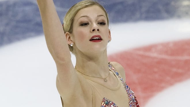 Gracie Gold of United States skates in the Ladies Short Program during ISU Rostelecom Cup of Figure Skating 2012, at the Megasport Sports Center on November 09, 2012 in Moscow, Russia.