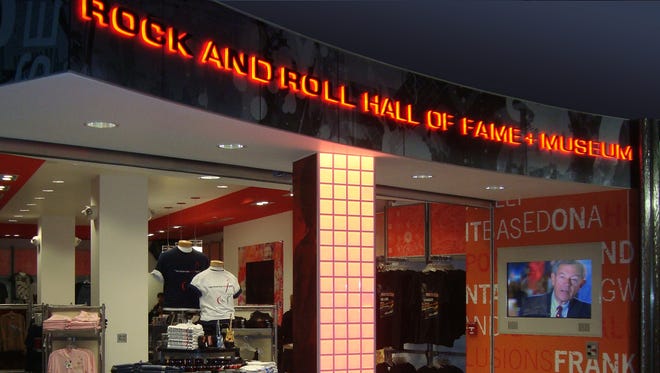 Rock and Roll Hall of Fame + Museum Store at the new AIRMALL® at Cleveland Hopkins International Airport.