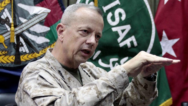Gen. John Allen succeeded David Petraeus as the top American commander in Afghanistan in July 2011.