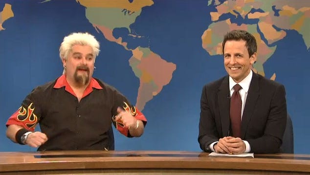 Video See The Snl Guy Fieri Spoof That Didn T Air