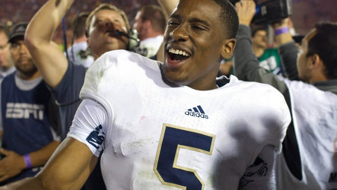 Quarterback Everett Golson and the rest of the Notre Dame Irish now await an opponent, probably the winner of Saturday's game between Alabama and Georgia, for the BCS title game Jan. 7.