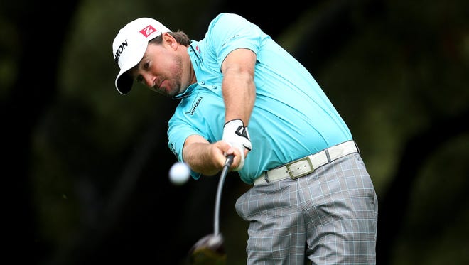 Graeme McDowell of Northern Ireland takes a three-shot lead after two rounds of Tiger Woods' World Challenge.