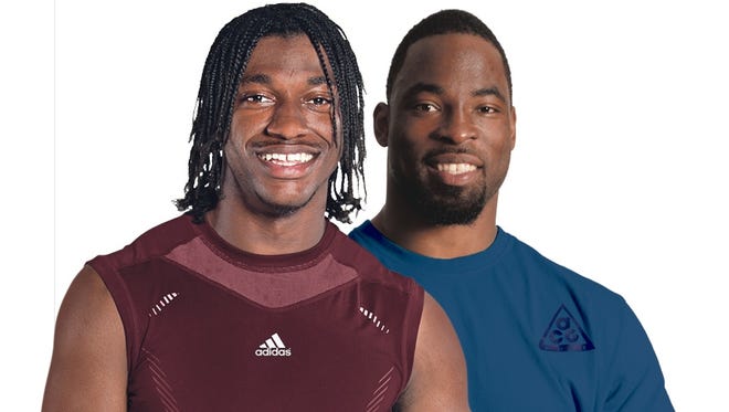 Robert Griffin III and Justin Tuck will face off when the Washington Redskins and the New York Giants play on Monday, Dec. 3.