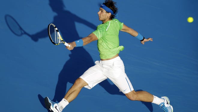 Rafael Nadal hasn't played since Wimbledon because of a knee injury.