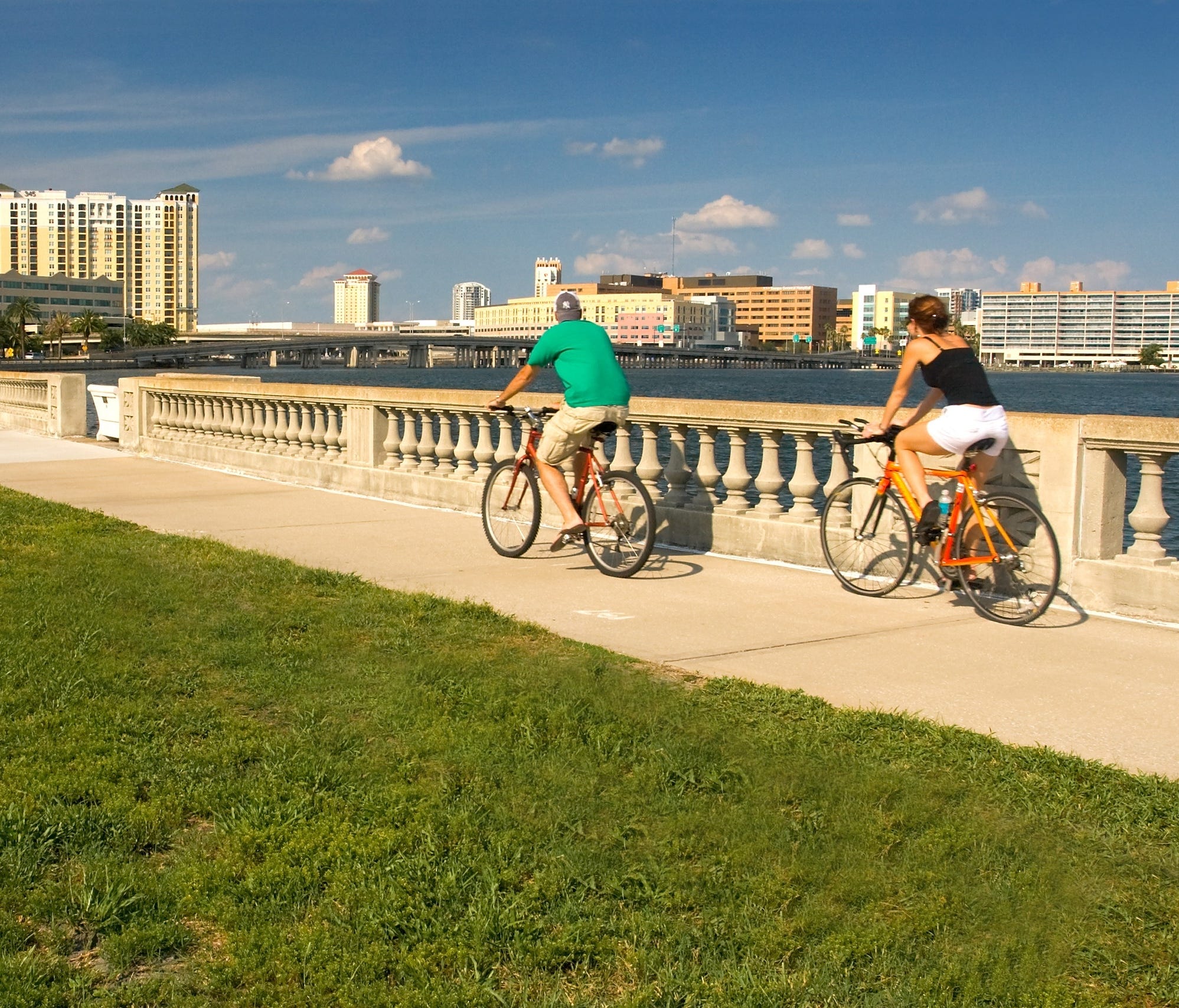 Tampa's Bayshore Boulevard is a popular spot for hikers, joggers and dog walkers.