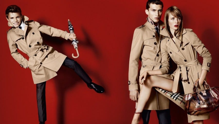 Romeo Beckham makes modeling debut with Burberry