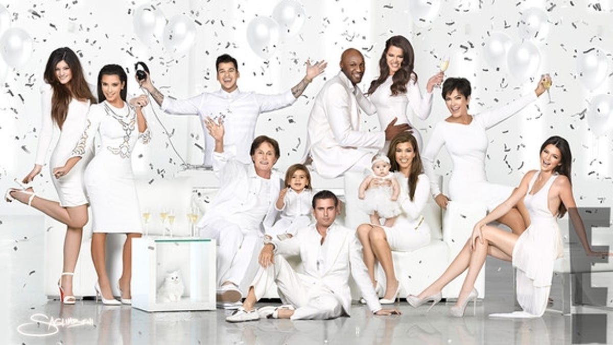 Kim Unveils All White Kardashian Family Christmas Card Kim Unveils All White Kardashian Family Christmas Card