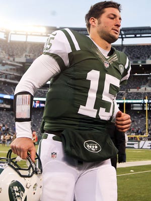 Tim Tebow has endured a frustrating season with the New York Jets.