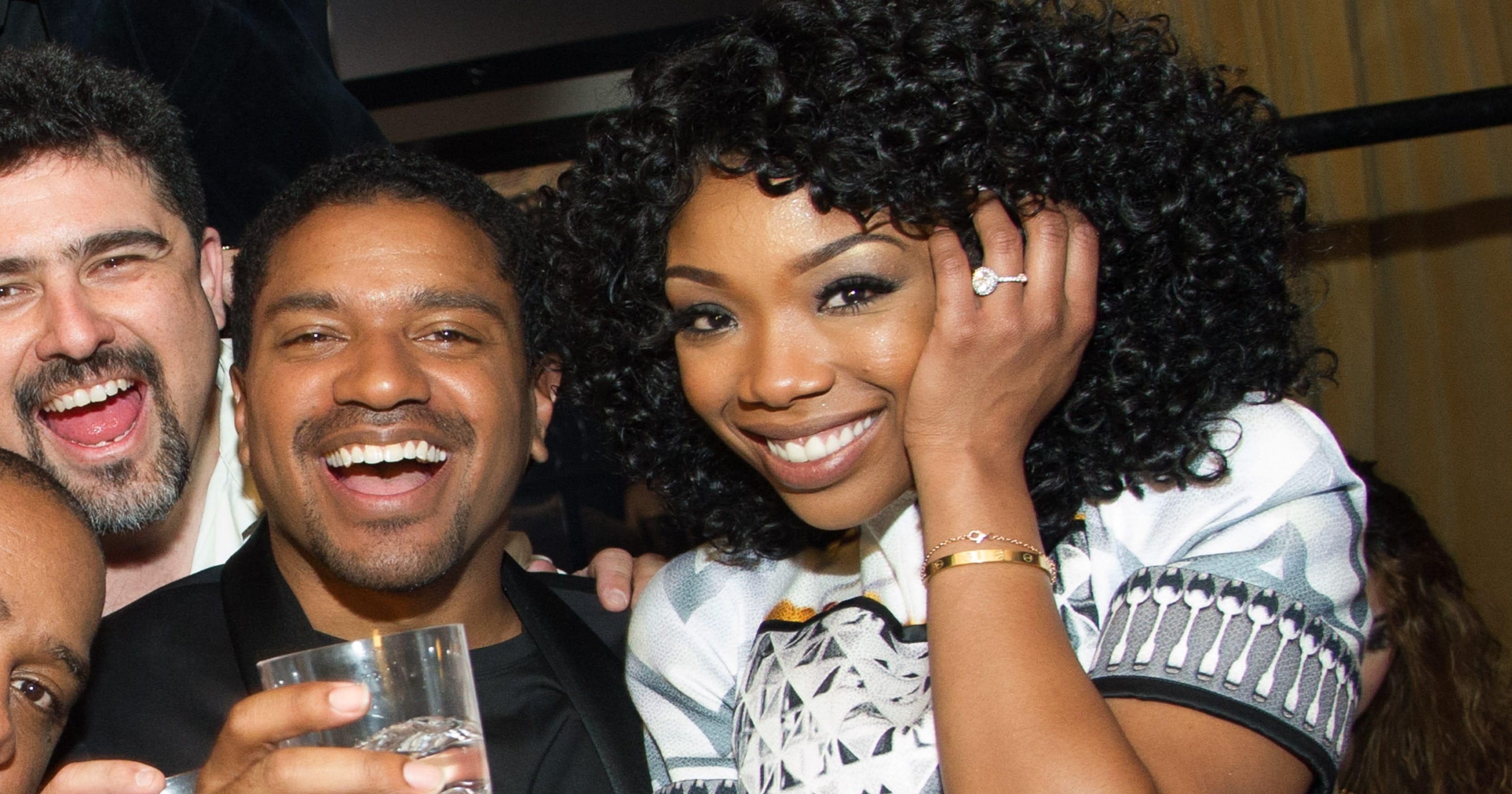 Singeractress Brandy is engaged