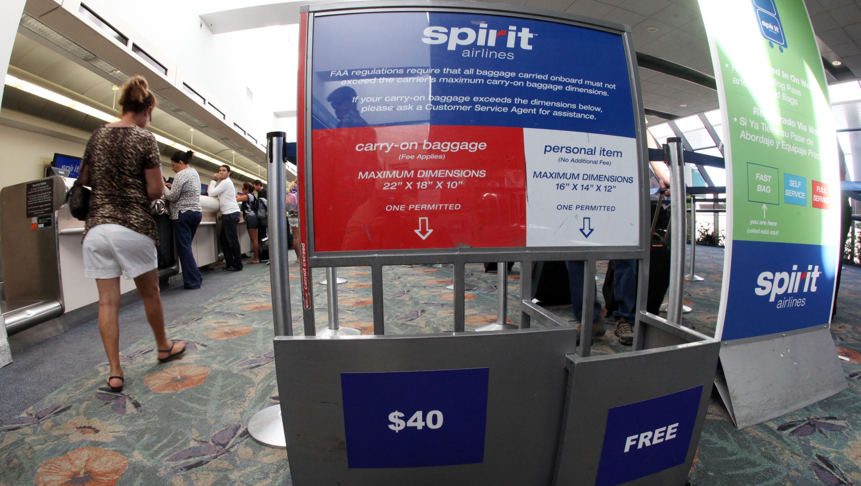 spirit free baggage