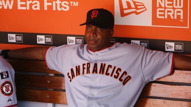 Barry Bonds hit 40 or more home runs in a season eight times during his 22-year career.