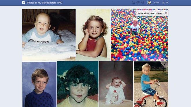 An example of a photo search using Facebook's new tool.