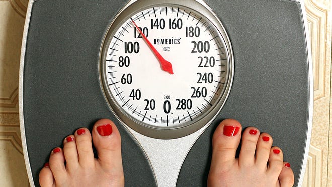 Many U.S. adults track their weight, according to a new survey.
