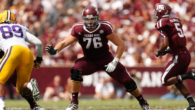 Former Texas A&M tackle Luke Joeckel is an excellent pass protector.