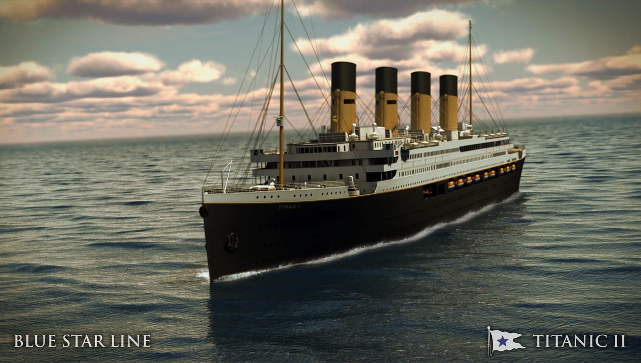 titanic themed cruise ship