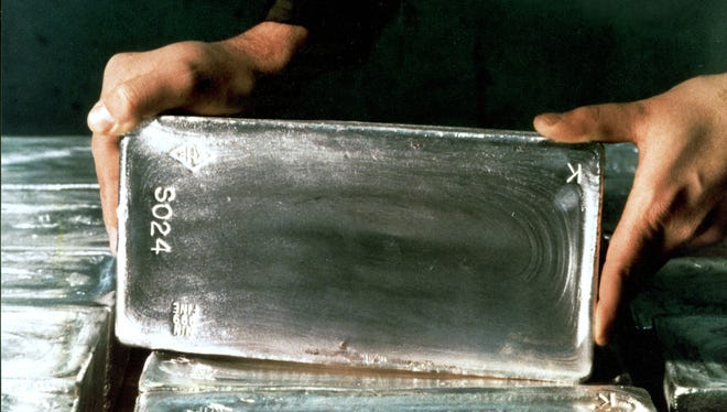 Silver ingot. Investing in silver is nowhere near a sure thing.
