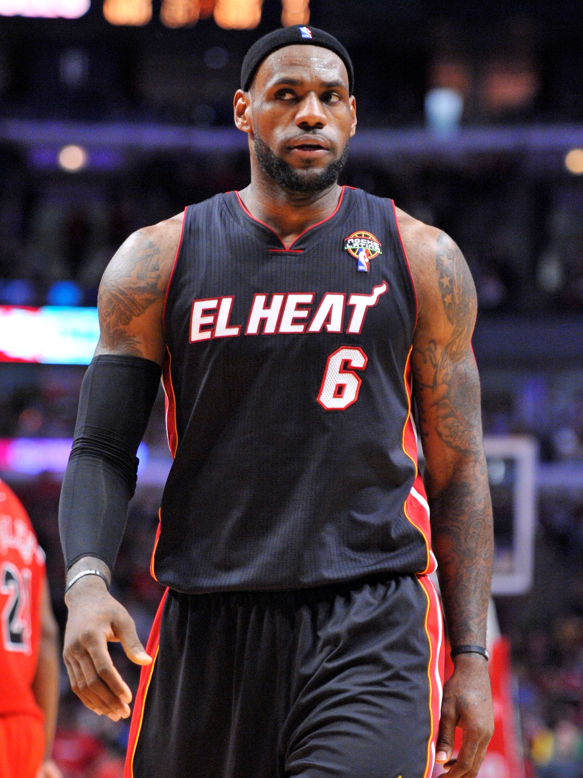 Lebron james el heat jersey hot sale