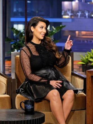 Kim Kardashian, appears on 'The Tonight Show' with Jay Leno March 28.